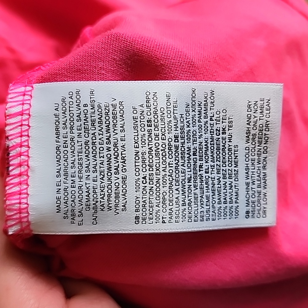 The North Face: Women's Short Sleeve Box NSE T-Shirt, Pink Glo, Medium - Picture 6 of 10